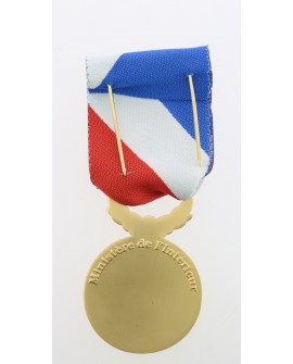 580060 - MEDAILLE ORDONNANCE SECURITE INTERIEURE BR OR