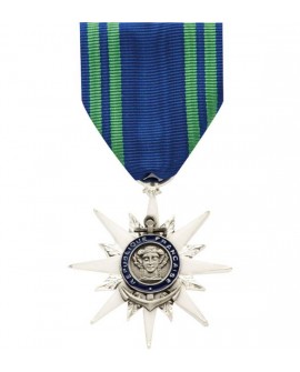 Médaille Chevalier de l'Ordre National du Mérite Maritime Bronze Argenté