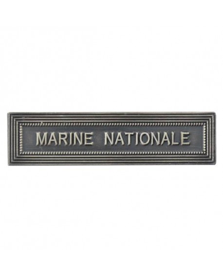 Agrafe Marine Nationale Argent