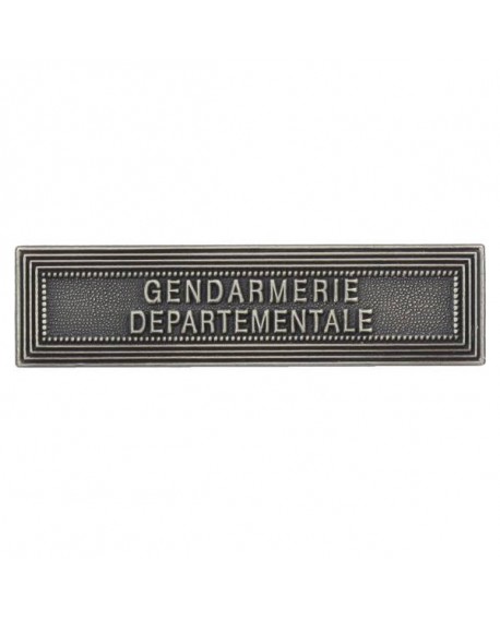 Agrafe Gendarmerie Départementale Argent