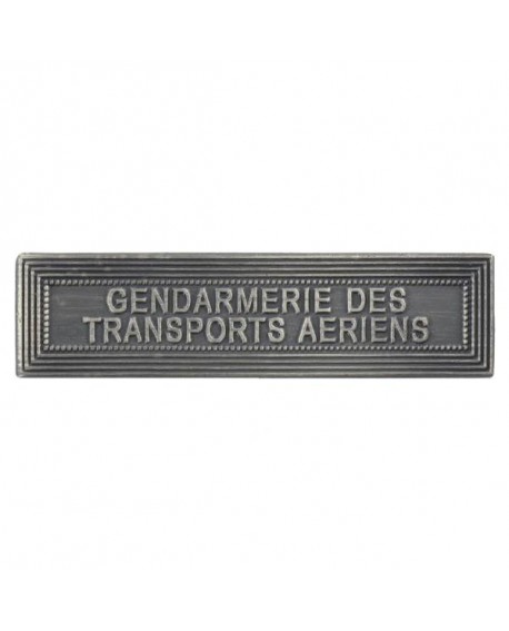 Agrafe Gendarmerie des Transports Aériens Argent