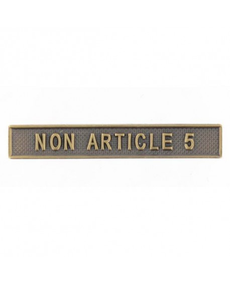 Agrafe Non Article 5 Bronze