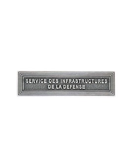 Agrafe Service des Infrastructures de la Défense Argent