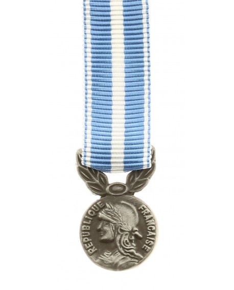 Médaille Outre Mer Bronze Argenté