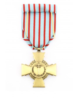 Médaille Croix du Combattant patiné
